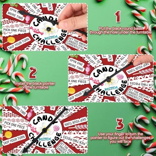 Candy Challenge Game Spinner - English 12 years and up