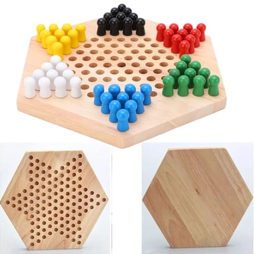 Chinese Checkers - Wooden 60 Pieces