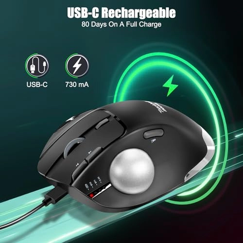Wireless Trackball Mouse - USB