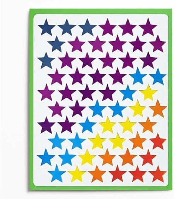 FITTO Star Stickers - Reward Chart Gold Stars Sticker Sheets