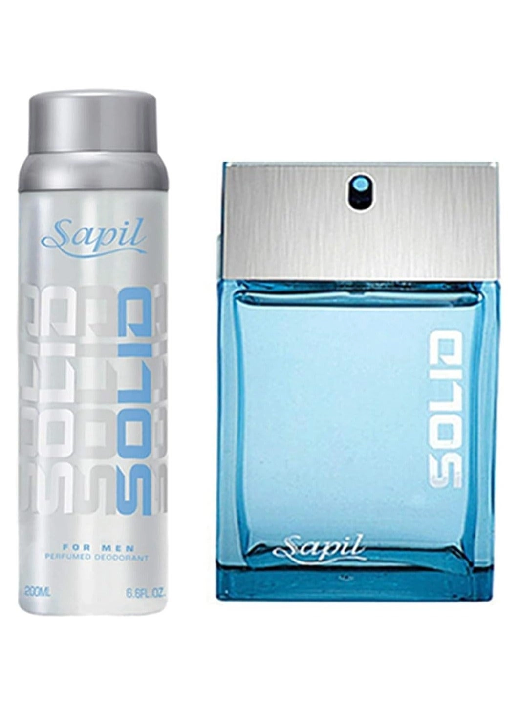 Sapil Men's Solid Eau de Toilette 100ml 150ml Gift Set