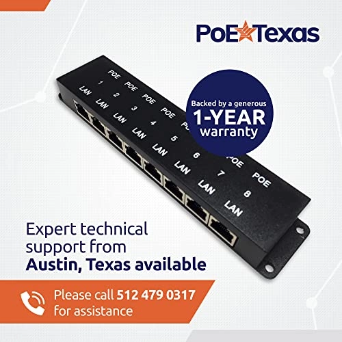 WS-POE-8-ENC - 12 volt to 48 volt 8 10/100