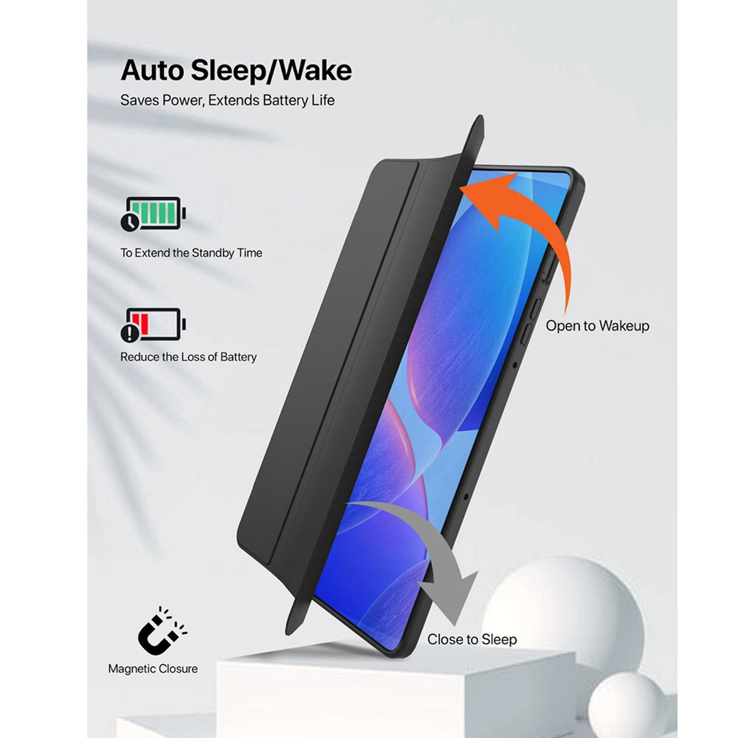 Case with Screen Protector for Samsung Galaxy Tab S10 FE