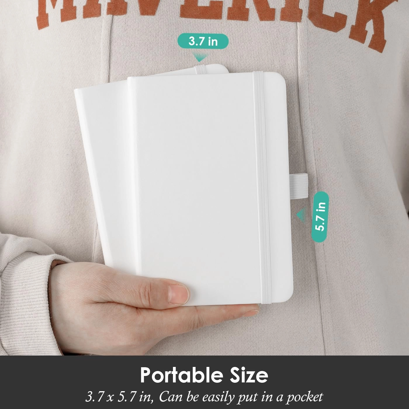 Small Notebook Journal - 68 Sheets 3 Pack Ruled