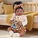 Reborn Baby Doll - 20 Inch Soft Cloth Body Black Girl Ages 3+