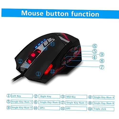 C-12 Gaming Mouse - Wired