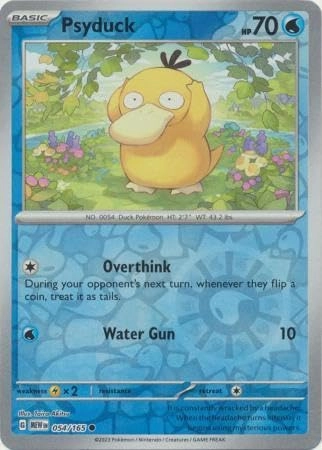Pokémon Psyduck 054/165 - 1pcs