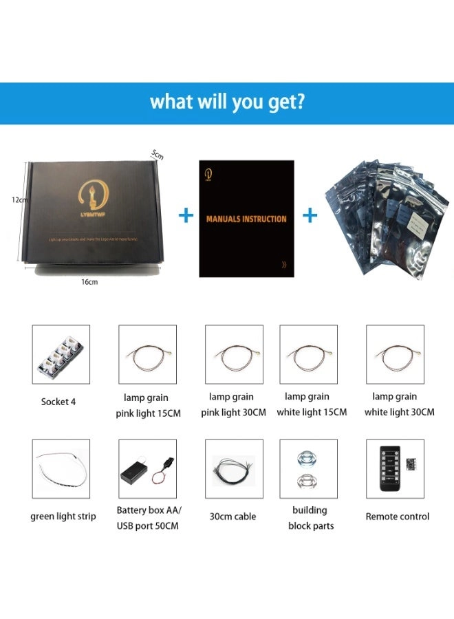 LED Light Kit - Creator Orchid Compatible with 10311