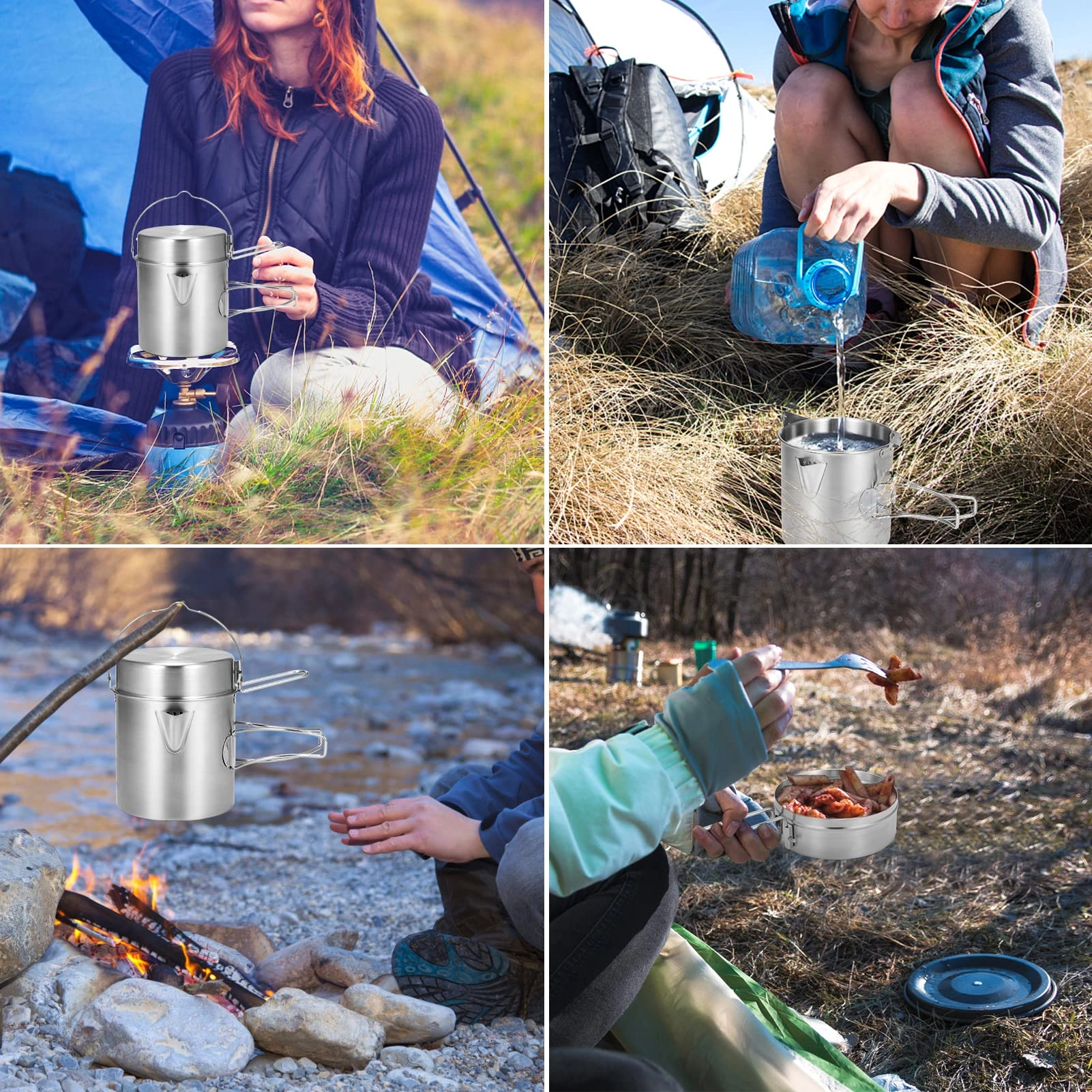 Camping Pot - 1.0 Count 1 Liters