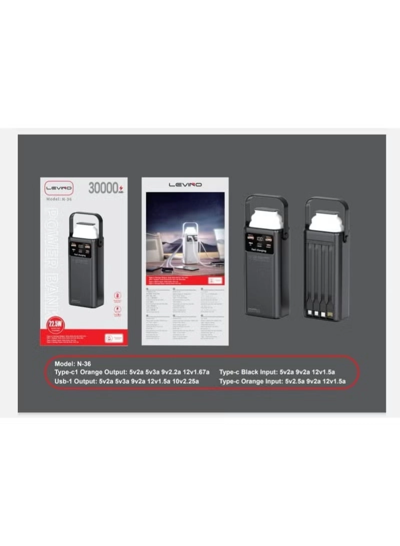 N36 - 30000mAh 22.5W