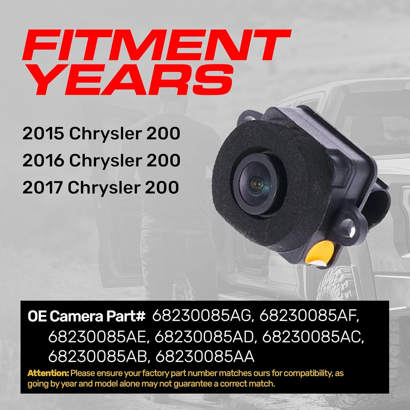 Car Reverse Camera - Wired 600 TV lines