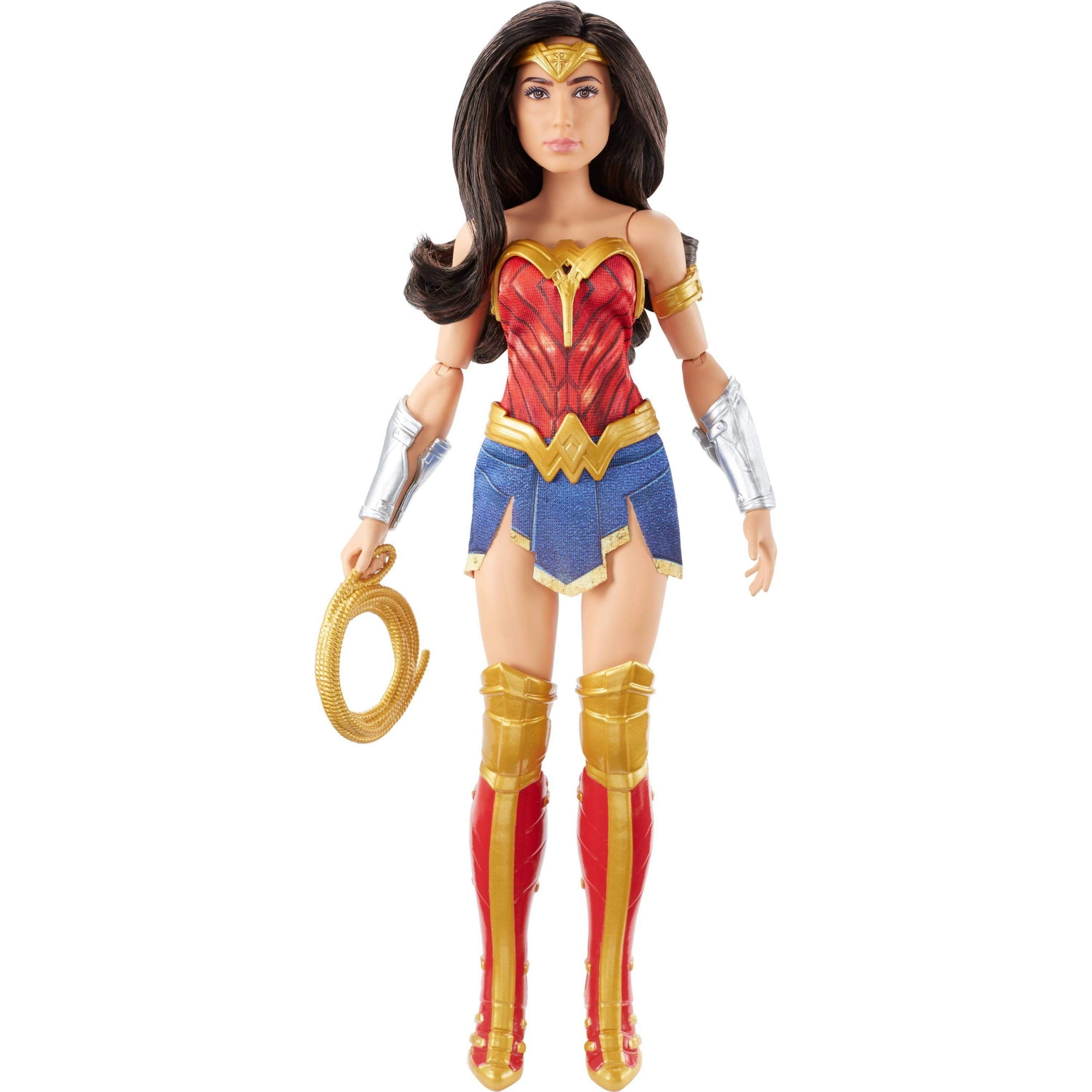 Mattel Wonder Woman Doll - 12-in Superhero with Lasso Ages 6+