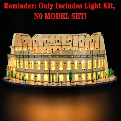 LED Light Kit Compatible with 10276 Colosseum - Plastic Architecture 1