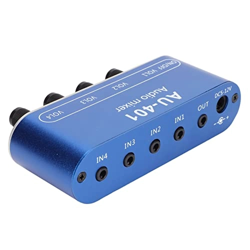 Mini Stereo Mixer - 4 In 1 Out 3.5mm