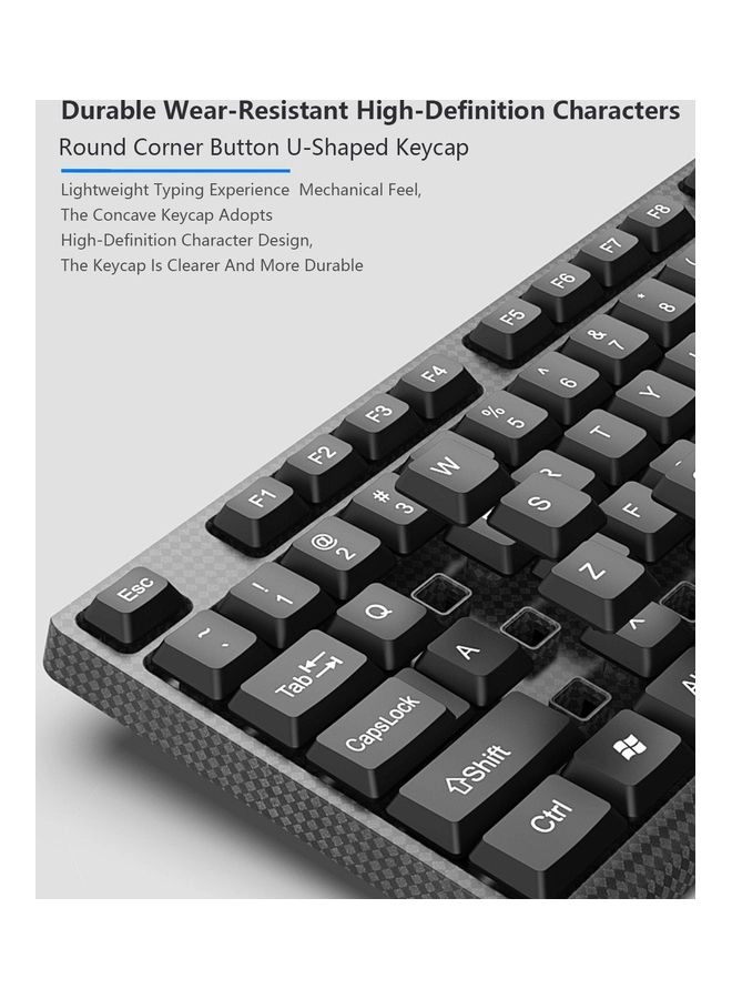 Wired Keyboard And Mouse Combo - Wired