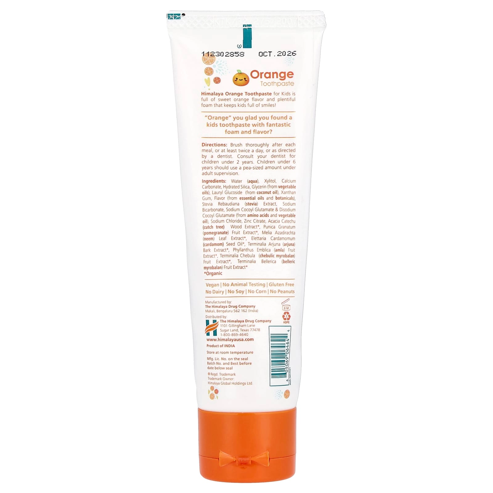 Kids Orange Toothpaste Kids 113 g