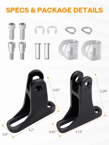 Passenger Mini Footboard Mount - Harley Davidson Touring Road King Electra Glide Road Glide Street Glide 1993-2026