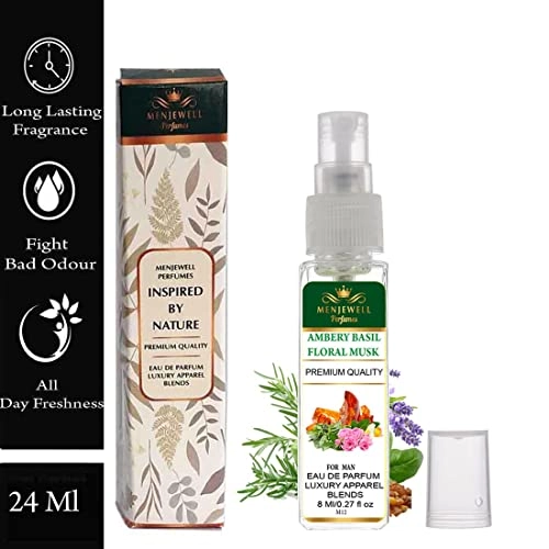 Ambery Basil Floral Musk Eau de Parfum - 8ml Pack