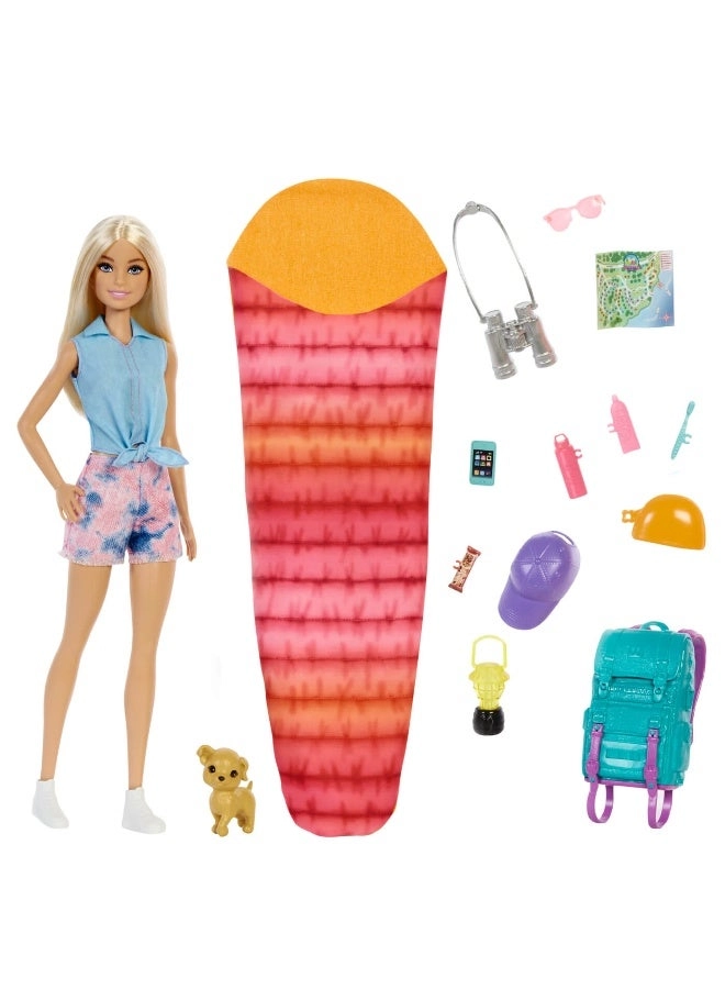 Camping Dolls - Malibu Brooklyn 10+ Accessories Ages 3+