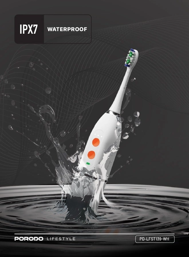 Lifestyle Water Floss & Sonic Electric Toothbrush - 100mL 25 Days Battery Life IPX7