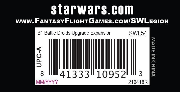 Star Wars: Legion: B1 Battle Droids Upgrade