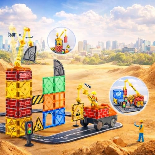 Magnetic Building Blocks - 100 pcs