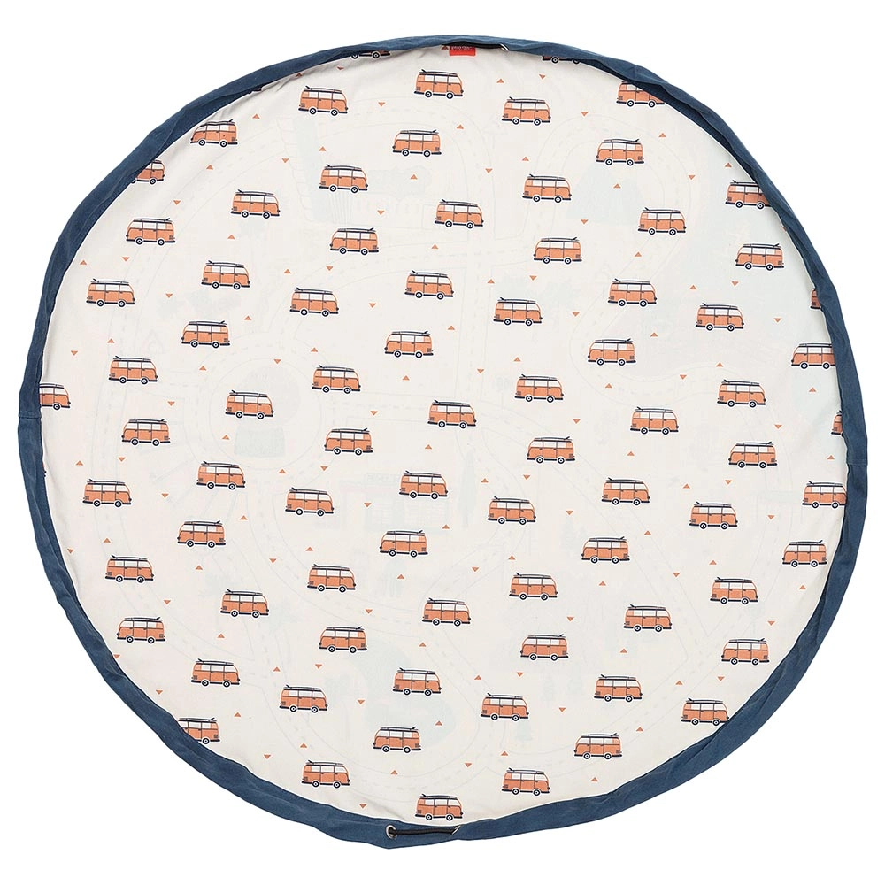 Playmat & Storage Bag - L.A. Road Map Suitable for 3 years and above