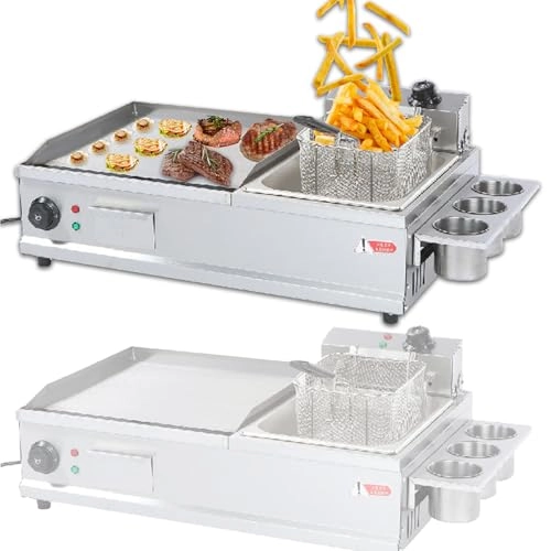 Electric Griddle - 35 x 40cm Deep Fryer