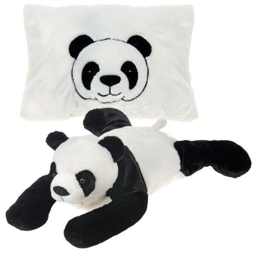 Fiesta Peek-a-Boo Plush Panda Bear - 18'' 2-in-1