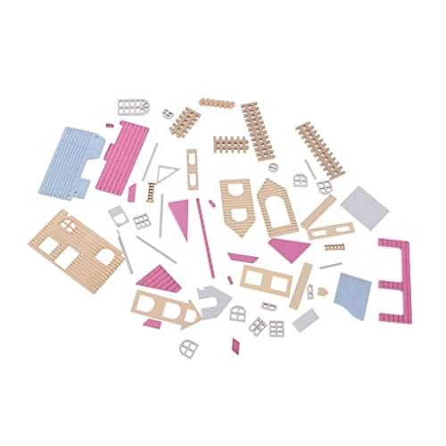 Dollhouse Miniature Attic - Pink 1/12