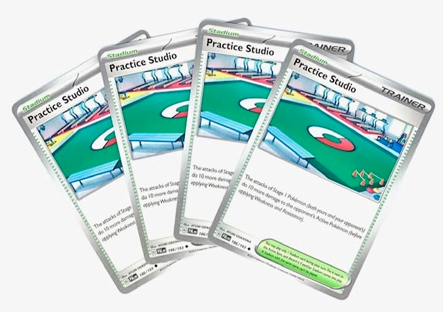 Pokémon Practice Studio 186/193 - Paldea Evolved Trainer Card Set