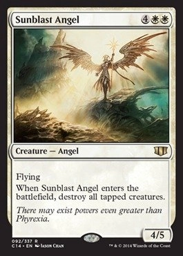 Magic: the Gathering Sunblast Angel - Commander 2014