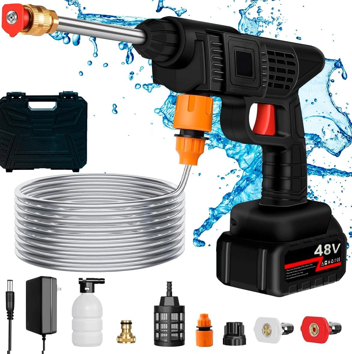 Kesrin Pressure Washer Gun - 48V 12000mAh