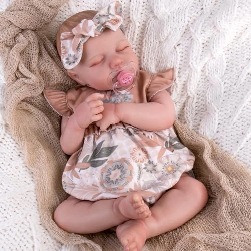 Reborn Baby Doll - 20-Inch Baby Girl Poseable Limbs Kit Ages 3+