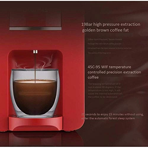 Espresso Coffee Machine - 150 Milliliters Removable Tank