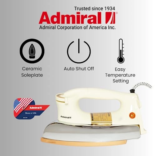Heavy Duty Dry Iron - 220-240V 1000-1200W
