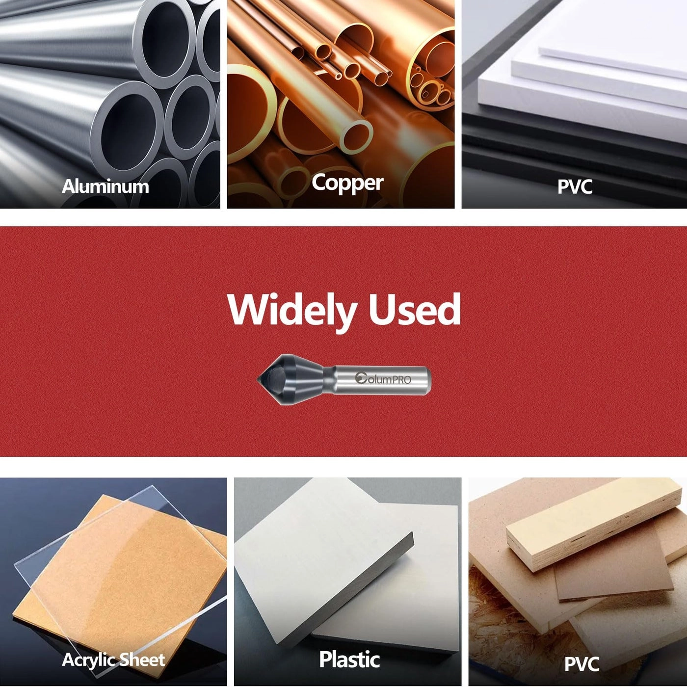 Countersink Chamfer Tool Set - M35 Cobalt 3PCS 2-5MM 10-15MM 15-20MM