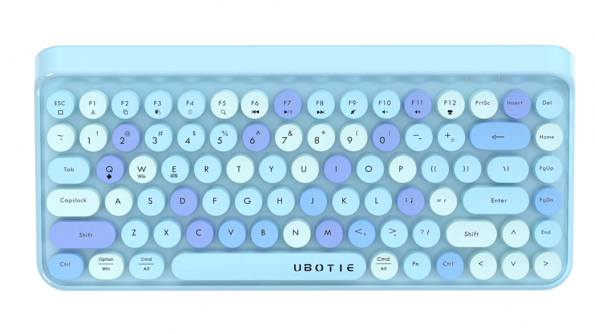 Portable Bluetooth Computer Keyboard - QWERTY Wireless