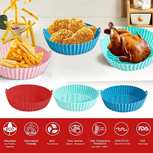Air Fryer Silicone Liner - Silicone 4PCS