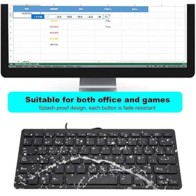 MINI USB SLIM 78 KEY - QWERTY Wired