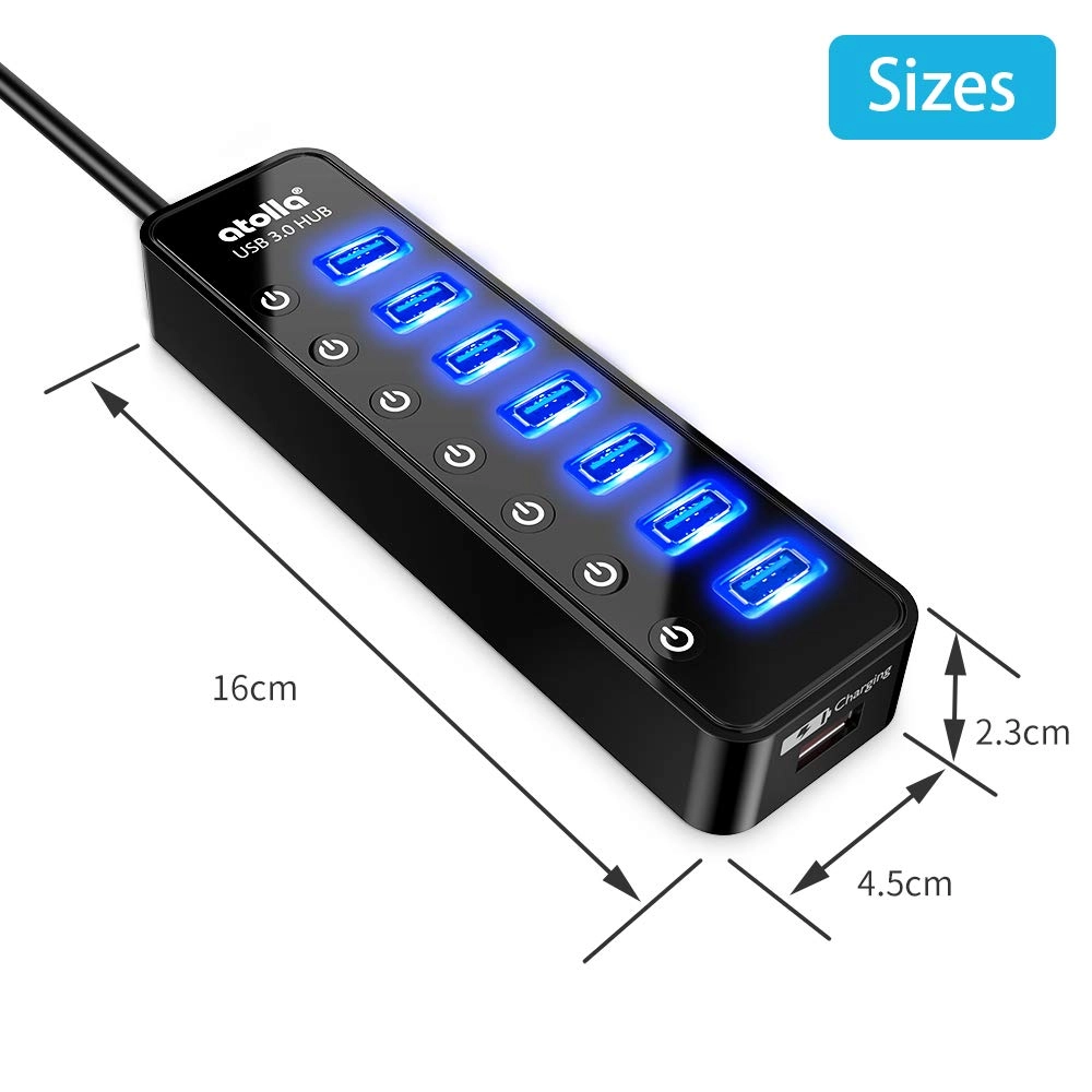 7-port USB 3.0 data hub