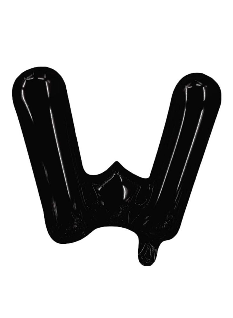 Letter W Foil Balloon