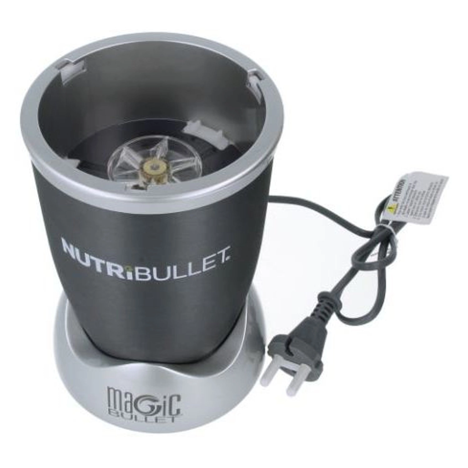 Nutri Bullet Blender - Grey Stainless Steel blades