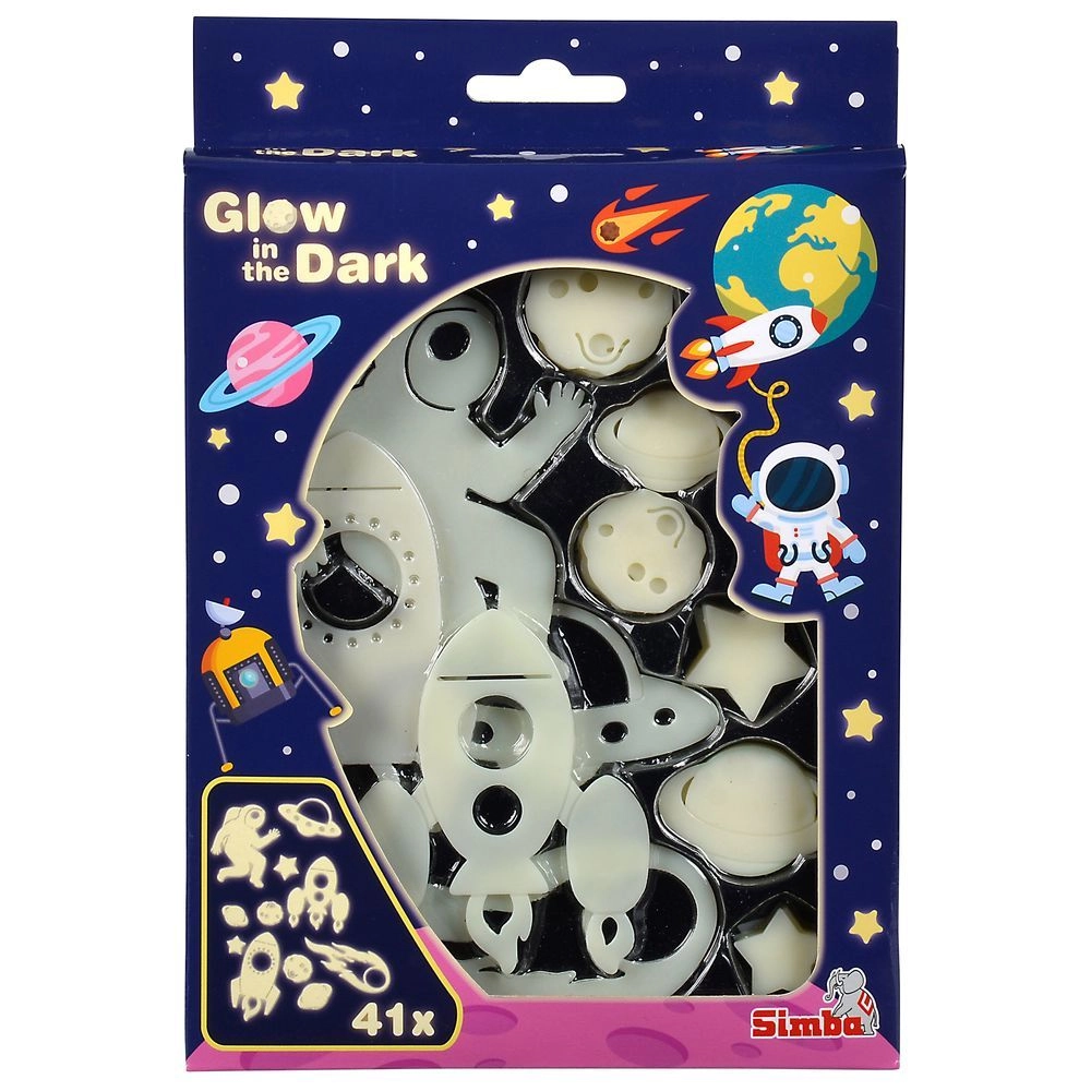 Glow In Dark Space Set - 3 +