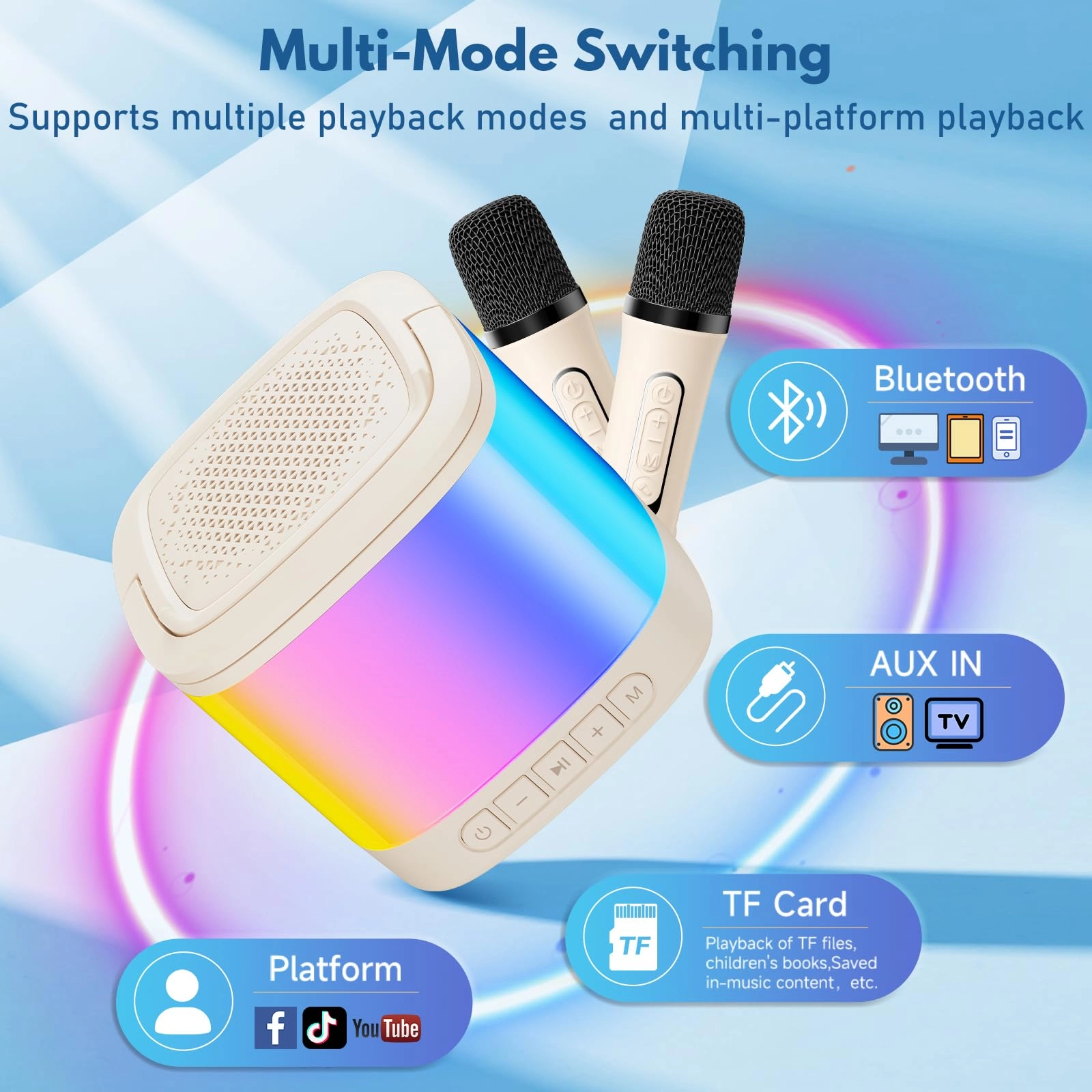 Karaoke Machine - 2 microphones