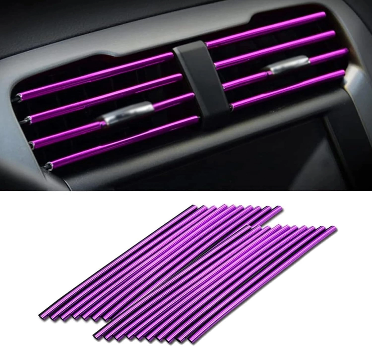 traderzone Universal Car AC Vent Decoration Strip
