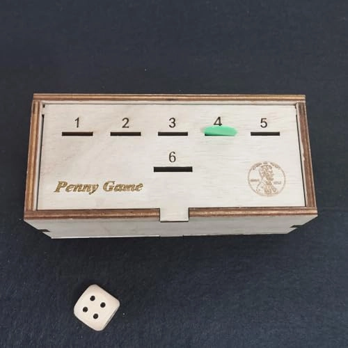 Penny Game - Wood Box