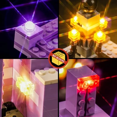 LED Light Set for LEGO 21264 The Ender Dragon and End Ship - Copper Minecraft 5V