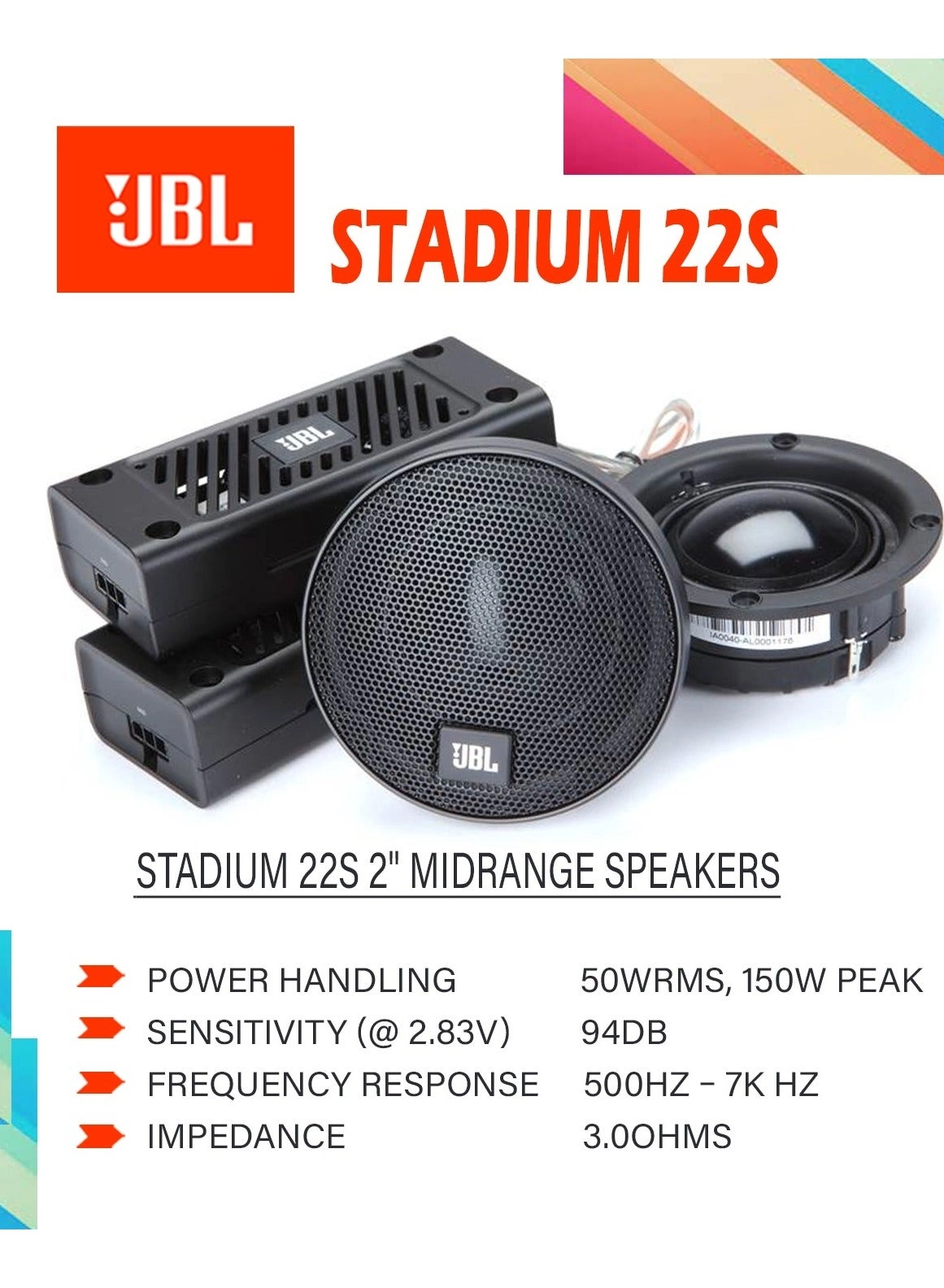 STADIUM 22S - 2" midrange