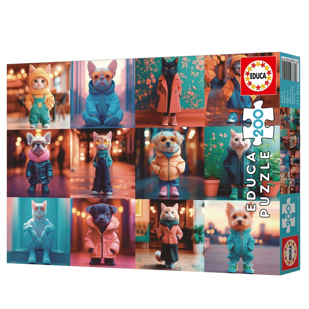 Fashion Animals Puzzle (5413458-20219) - 200 pcs